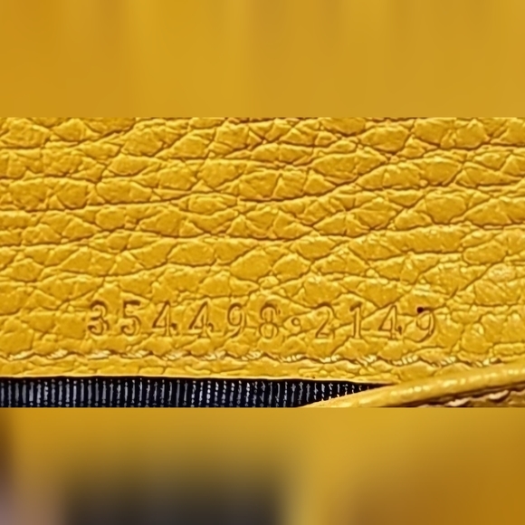 🔥💯AUTHENTIC GUCCI PEBBLED LEATHER SWING CONTINENTAL WALLET - Picture 13 of 16